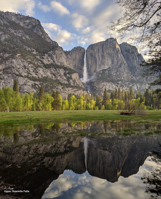Upper Yosemite Falls Reflection